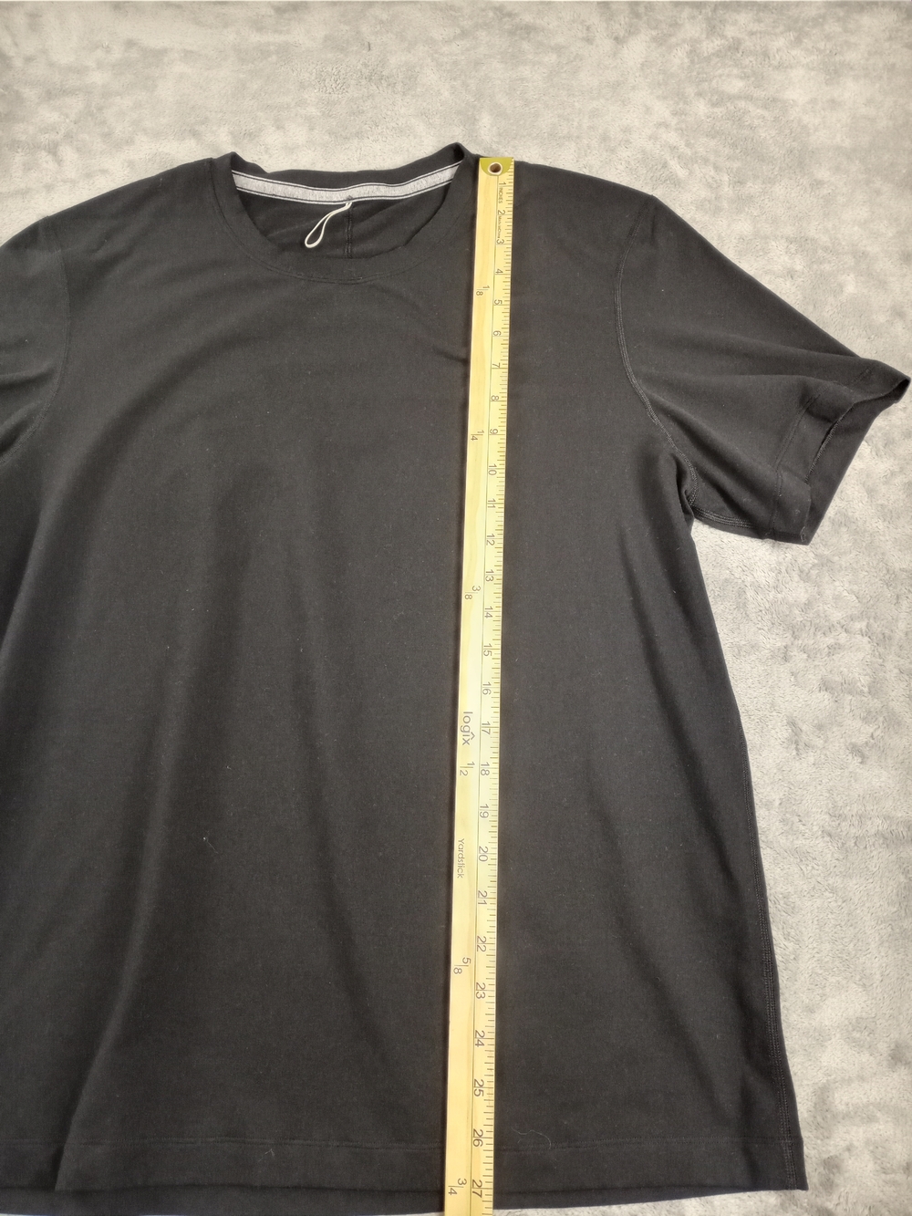 Lululemon Men's Black Crew Neck T-Shirt Size Large - Picture 6 of 9